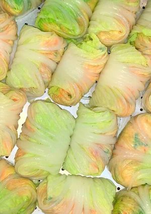 Foto resep Sawi Gulung Isi Ayam