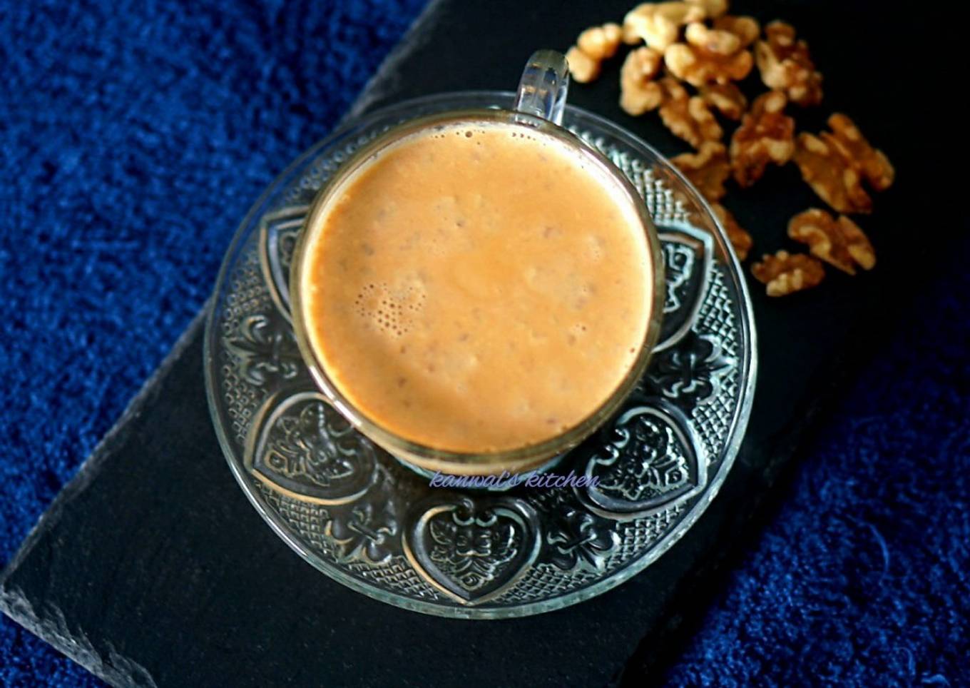 Walnut tea (baltistan traditional recipe)