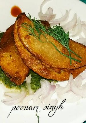 A picture of Crispy fara.