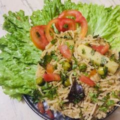 A picture of Veg biryani.