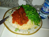 White rice and stew
