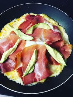Una foto de Pizza con base de patata