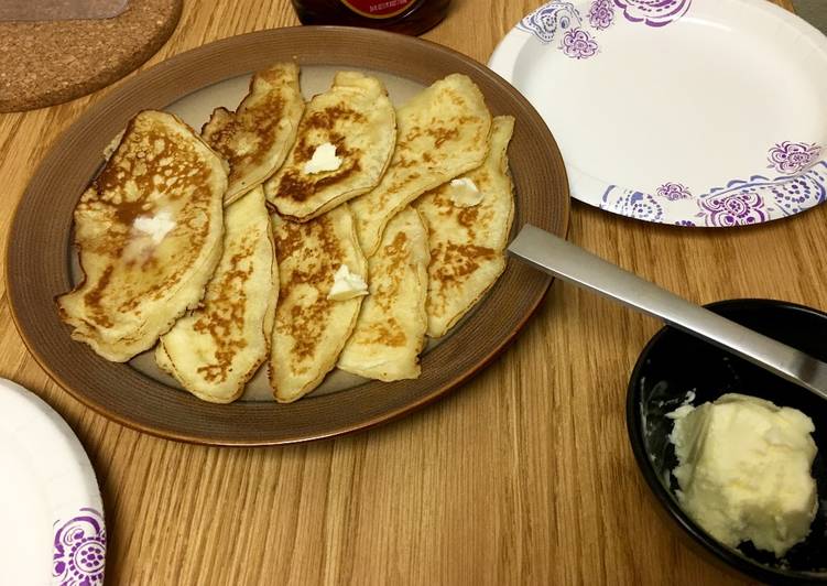 Steps to Prepare Super Quick Homemade Buttermilk Pancakes