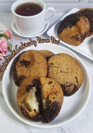 Foto resep Chocolate Mochi Cookies