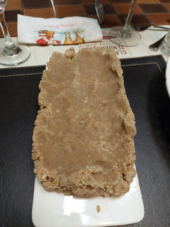 Una foto de Turrón keto vegano