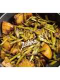 Dry Gavar aloo sabzi Cluster beans