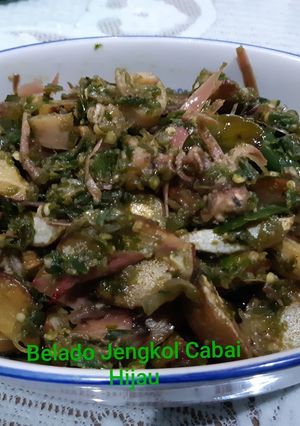 Foto resep Balado Jengkol Cabai Hijau