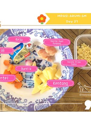 Foto resep 💕Mpasi Arumi 6M day 27💕
