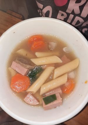 Foto resep Sup makaroni simple banget