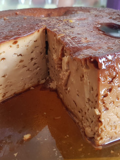 Una foto de Flan de Dulce de Leche