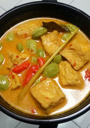 Foto resep Gulai tahu pete