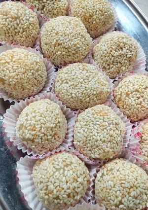 Foto resep Kue Mochi Wijen
