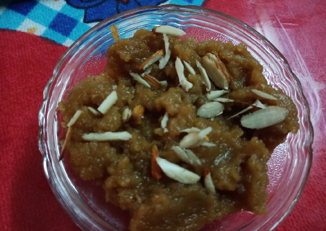 Badam / almond Halwa