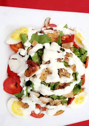 A picture of Chicken salad.