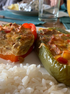 Una foto de Pimentones rellenos Pablo