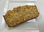 A picture of lemon poppy seed cake