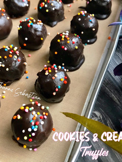 Foto resep Cookies & Cream Truffles