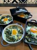 Baked Eggs with Spinach
