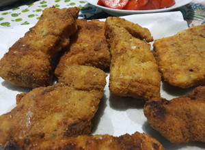 Una foto de Milanesas de cazón