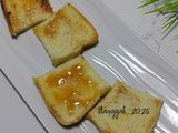 Ropang (roti panggang) madu yaman