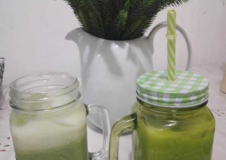 Resep Ice bubble green tea #BikinRamadhanBerkesan yang Lezat