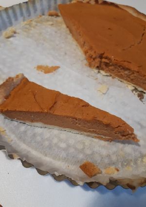 Una foto de Tarta de boniato manzana y avellana