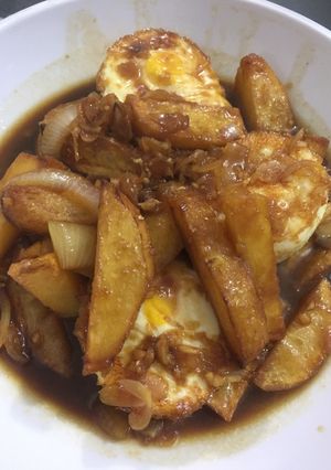 Foto resep Kentang telur kecap