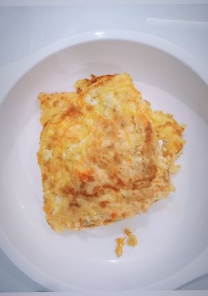 Foto resep 15. Telur dadar keju tahu mpasi 10m+