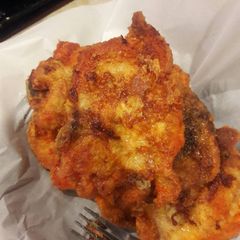 Fried porkchops A picture of Fried porkchops.