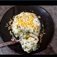 A picture of My best ever healthy upma.