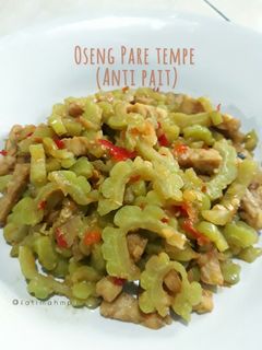 Foto resep Oseng Pare Tempe (Anti Pahit)