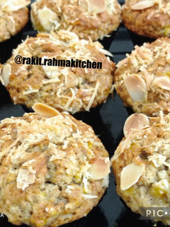 Foto resep Banana cinnamon moist cheese muffin cake