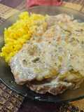 Bifes de cerdo a la mostaza