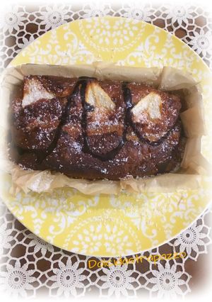 Foto di "Plum cake Goloso con Cioccolato, pere e Cocco"