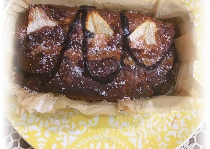 "Plum cake Goloso con Cioccolato, pere e Cocco"