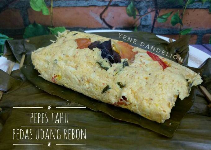 Ternyata begini loh! Resep buat Pepes Tahu Pedas Udang Rebon #Dandelion yang enak
