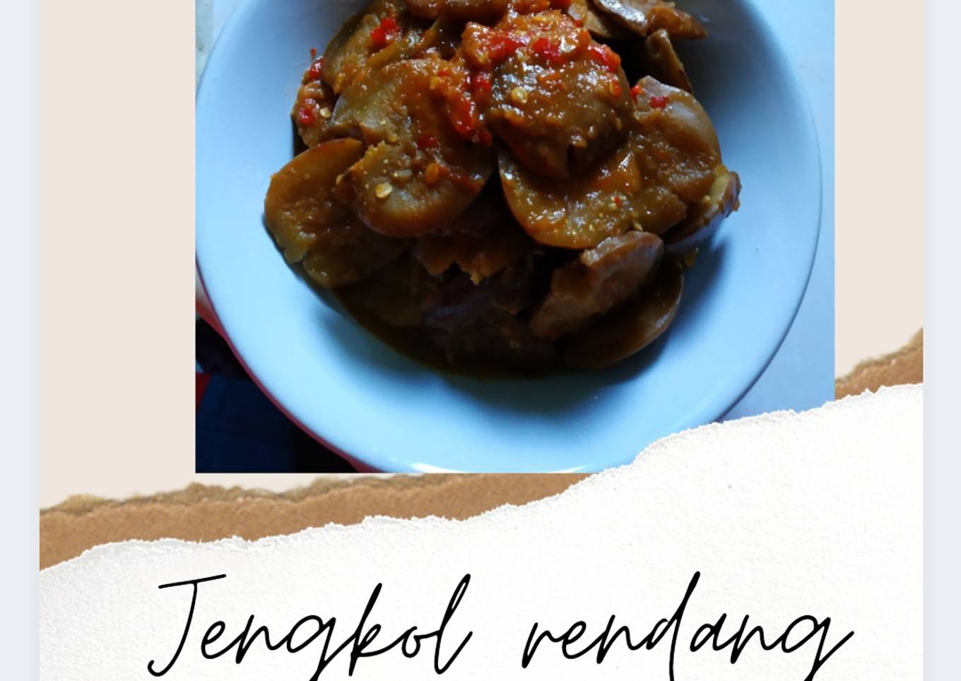 Rendang jengkol