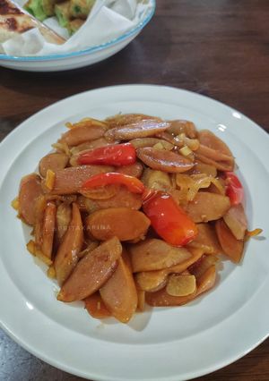 Foto resep Tumis Sosis Bawang Bombay