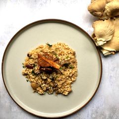 A picture of Mushrooms risotto.