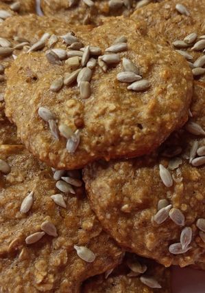 Una foto de Galletitas saludables de banana y avena