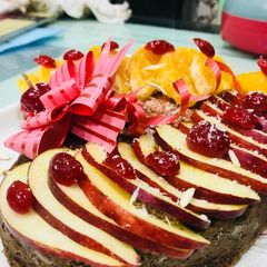 A picture of Fruit punch cake.