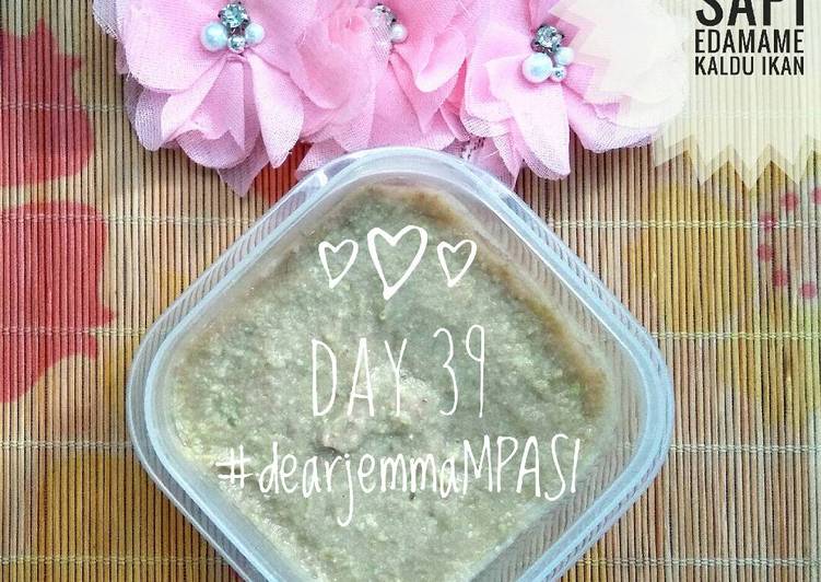 MPASI 7+ Oat Daging Sapi Buncis Edamame Kaldu Ikan