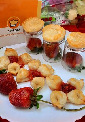 A picture of Strawberry pastry.