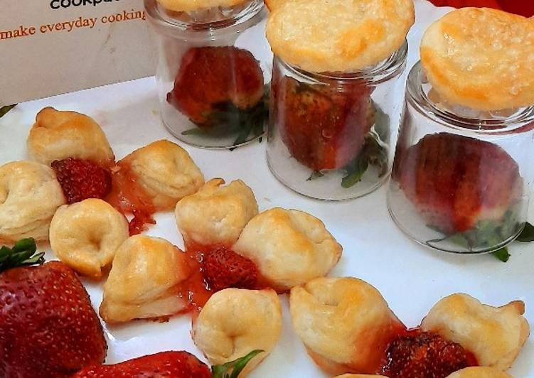 Recipe of Super Quick Homemade Strawberry pastry