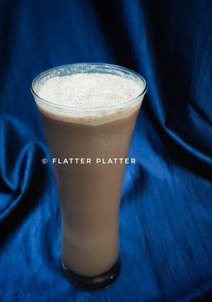 A picture of Ragi Chocolate Milkshake.