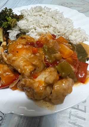 Φωτογραφία της συνταγής Κοτόπουλο sweet and sour στο INSTANT POT