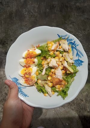 Foto resep Salad Jagung Saus Wijen
