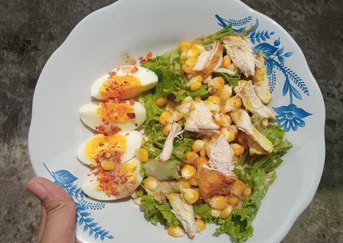 Standar Bagaimana cara bikin Salad Jagung Saus Wijen dijamin sempurna