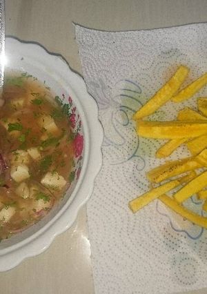 Una foto de Ceviche de Pollo 🍗