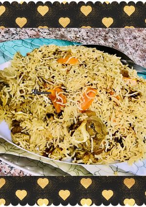 A picture of Mutton Afghani pulao.
